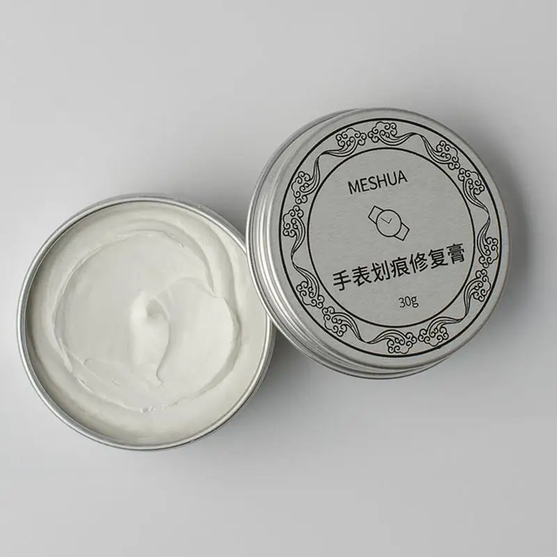 30g Uhr Kratzer Reparatur Entferner Creme Paste Uhr Polierset Kristalle Schmuck Des oxidations paste Hardware Entstaubung werkzeug