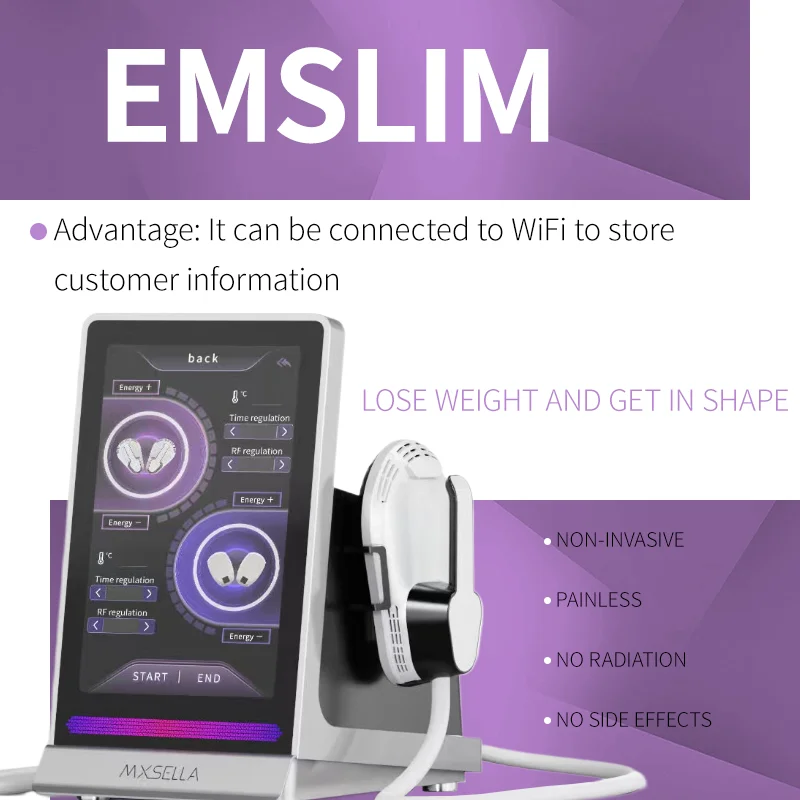 

Portable EMslim Fat Removal EMS Body Tightening Muscle Building System Lose Weight Electromagnetic Muscle Stimulator Machine