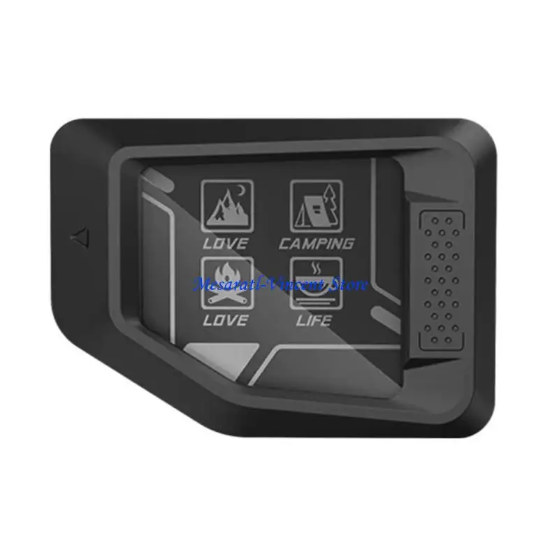 

A70F Совместимая прозрачная стеклянная крышка топливного бака для 3-дверных моделей 2019 2023 гг. Простая конструкция установки