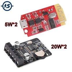 Bluetooth-Compatible Receiver Board Stereo Audio Amplifier 5W*2 20W*2 Power Amplifier Module 3.7-5V 5-24V for DIY Wireless Speak