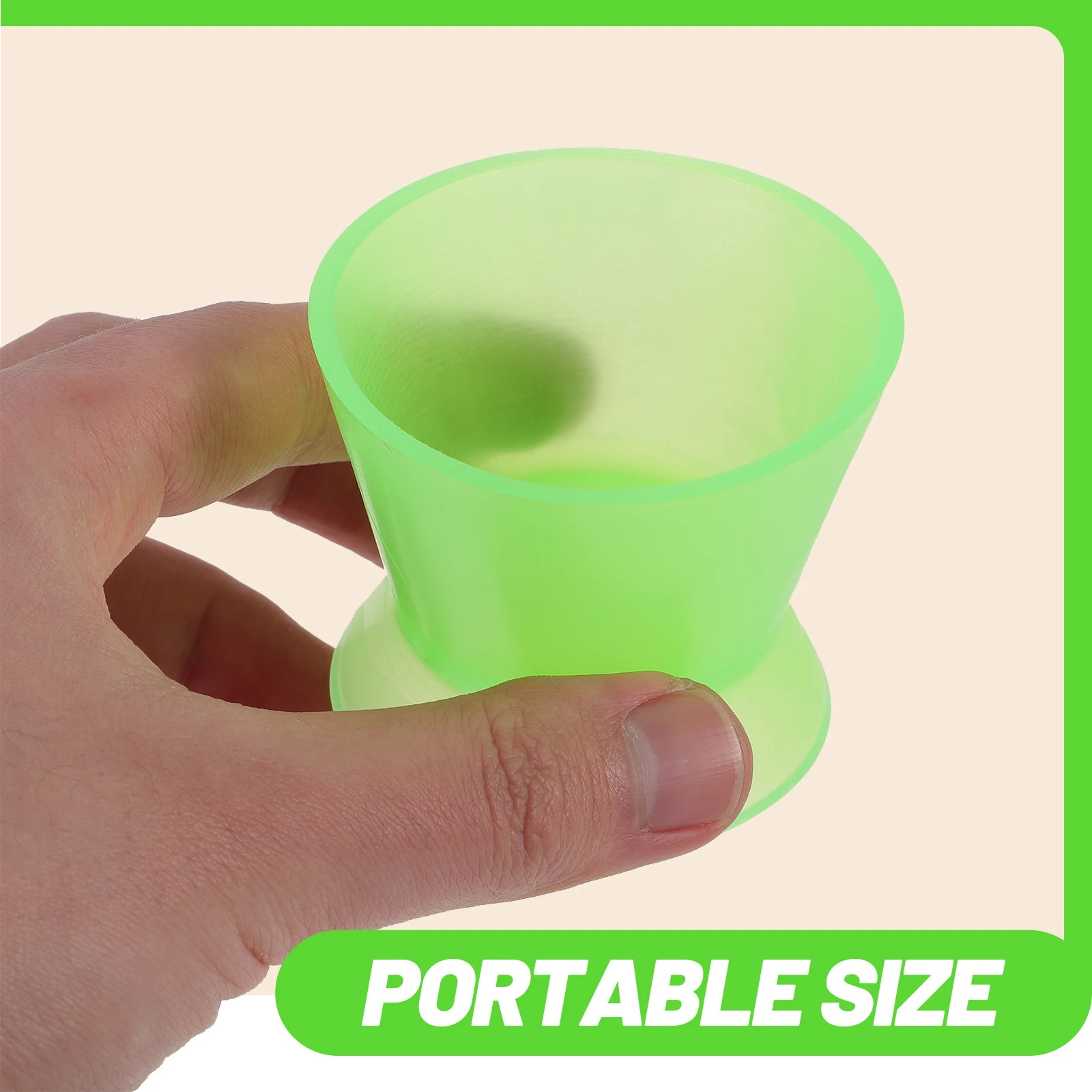 

Self Coagulation Cup Reusable Silicone Mixing Cups Small Container for Dental Materials Epoxy Resin Oral