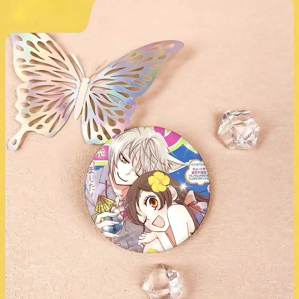 Anime K-Kamisama Kiss-S Hot Brooches On Backpack Decoration Round Enamel Pins For Jewelry Gifts Bag Accessorys view 4