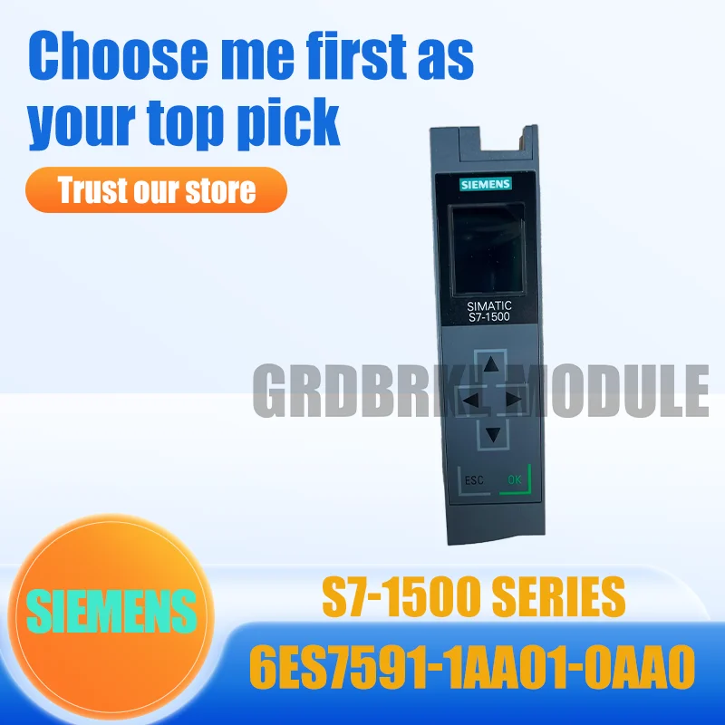 

New Original SIEMENS 6ES7591-1AA01-0AA0 6ES7 591-1AA01-0AA0 S7-1500 PLC Display Module