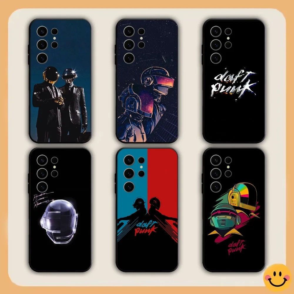 Band D-Daft P-Punk Phone Case For Samsung S21,S22,S23,S24,S30,Ultra,S20,S30,Plus,S21 Fe,Note20 5G black Cover