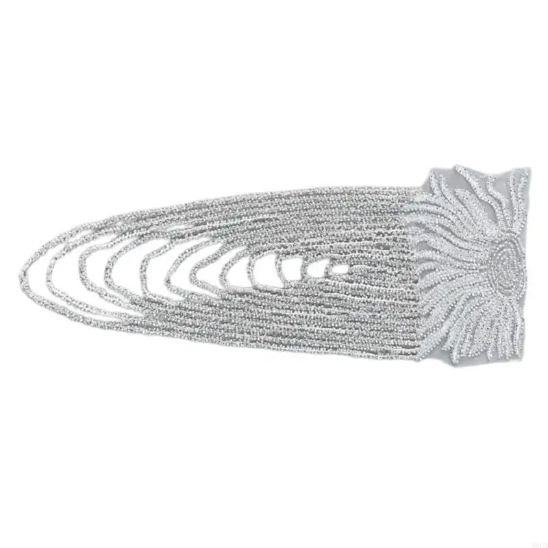 M6CD Personality Shoulder Epaulette Stage Performances Epaulet Trendy Shoulder for Party Wear and Special Occasion