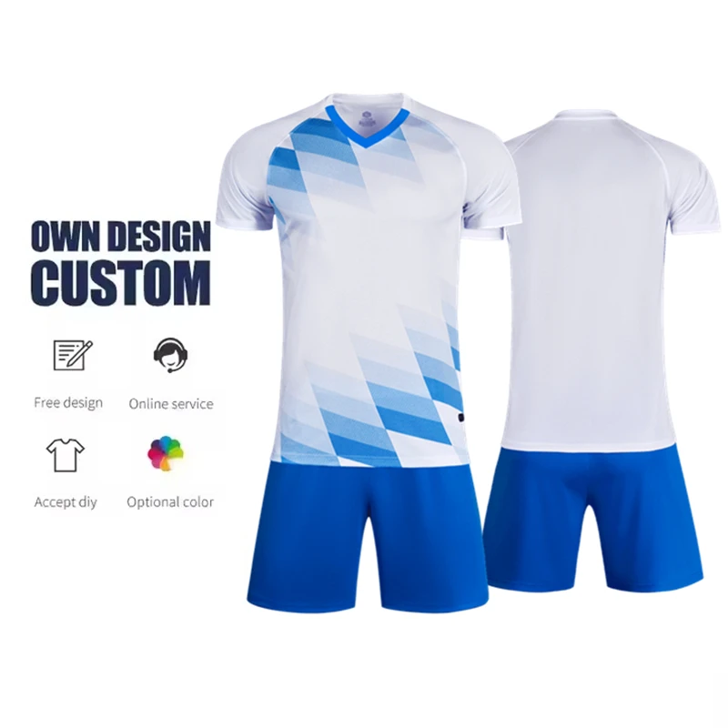 Custom Digital Print Soccer Kit Plain Adult and Kids Football Uniforms Adult and Kids Jersey Custom Soccer Wear