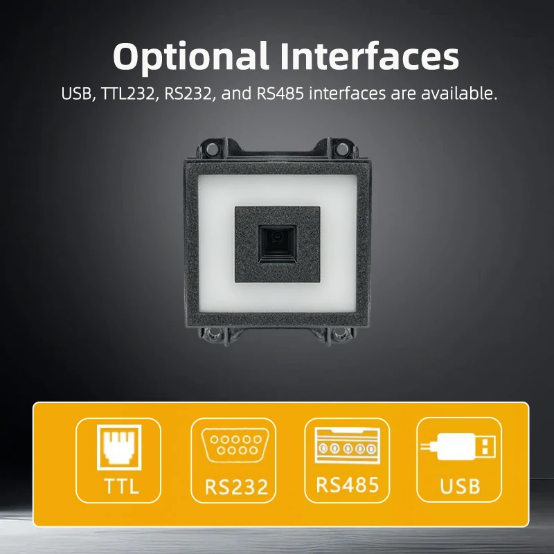 LONVILL Low Power 175mA 1MP CMOS Auto Trigger Long Range 170cm Barcode Scan Module for Parking Exit