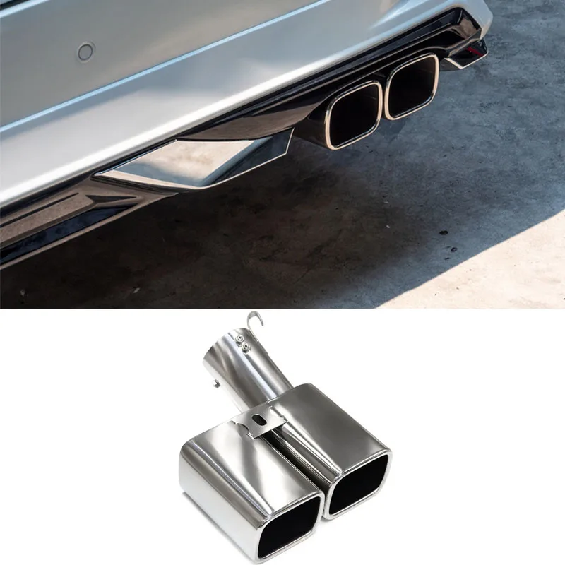 

1 PCS Stainless Steel Exhaust Pipe For Toyota Alphard 30 Series Vellfire Muffler Tip Alphard Vellfire Tailpipe Nozzle