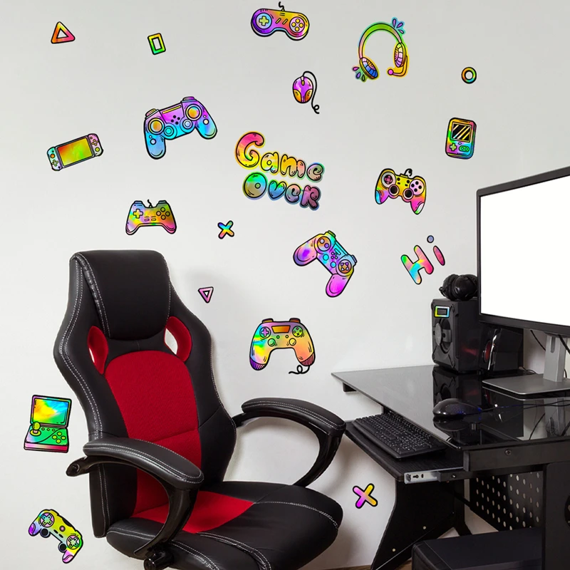 Gaming Console Zone - Laser Material Color Gradient Game Console