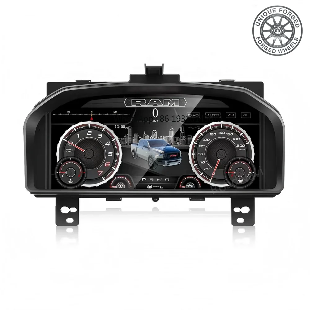 

26style BC RoadNavi LCD Digital Cluster for Dodge RAM 1500 2500 3500 2008-2012 Dashboard Panel Speedometer