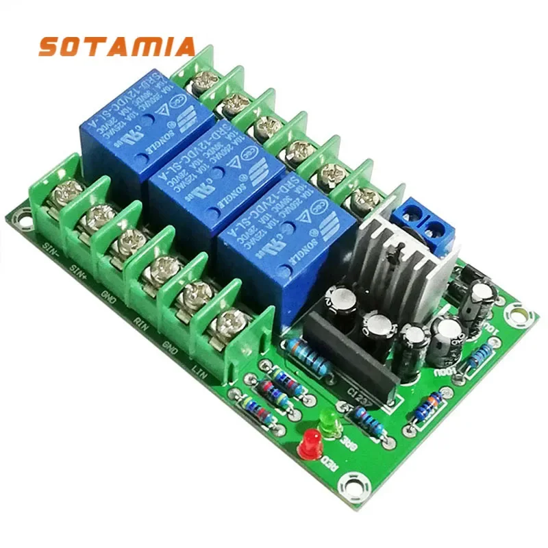 SOTAMIA 600W 2.1 Amplifier Speaker Protection Audio Board Three Channel Speaker Protection DIY Sound Amplifiers Home Theater