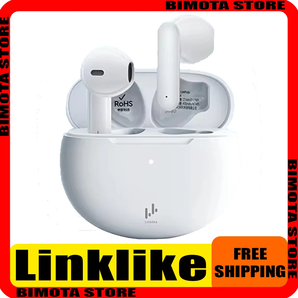 

Пользовательские Linklike Linkpods наушники беспроводные Bluetooth наушники длительный срок службы батареи шумоподавление двусторонние стерео водонепроницаемый подарок