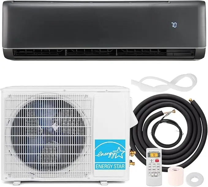 18000 BTU Mini Split AC 21 SEER2, Air Conditioner & Heater Cools up to 1250 Sq. Ft, 208-230V, Ductless Mini Split AC, Custom