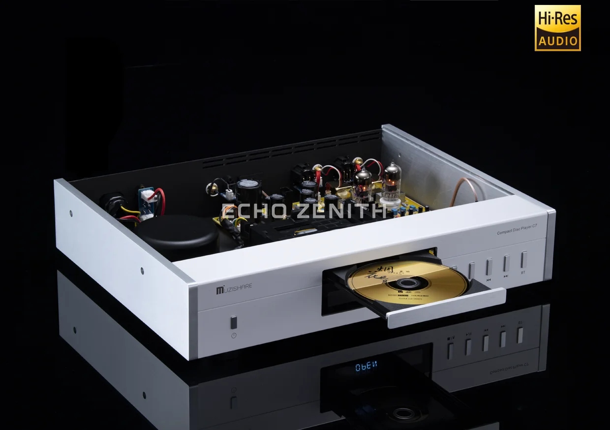 

MUZISHARE C7 Tube CD Player HiFi 5.0 Bluetooth ES9018 Декодирование полностью балансованное с дистанционным управлением Домашний кинотеатр Endstufe High End