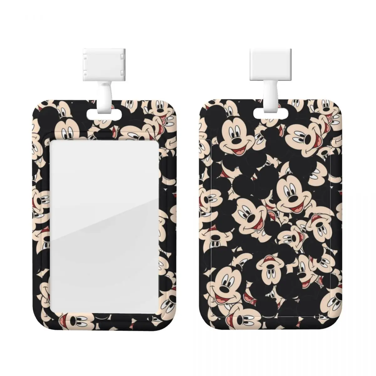 

Custom Mickey Mouse Credit Card Holders Neck Strap Lanyard ID Badge Card Holder Cartoon Hospitals Businessmen Card Holder