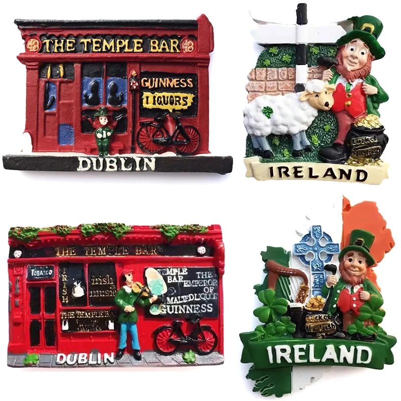 

Ireland Fridge Magnets Dublin Travelling Souvenirs Fridge Stickers Home Decor Wedding Gifts Message Board Magnetic Stickers
