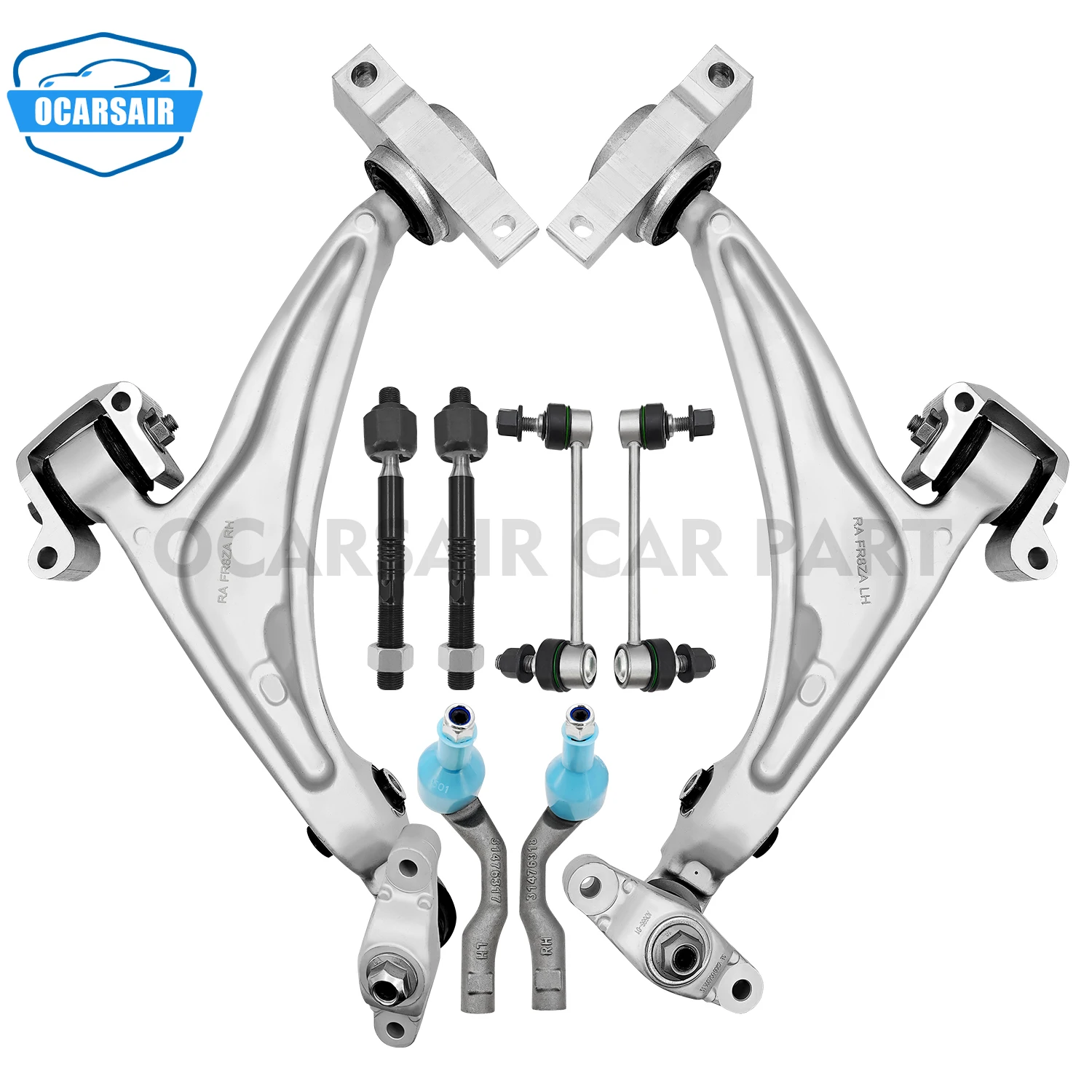 

8 шт. передние нижние рычаги шаровые шарниры для Volvo XC90 2016-2020 XC60 2018-2021 31360651