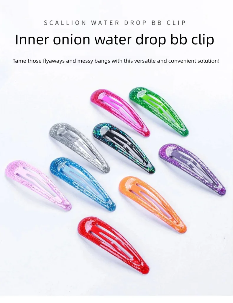 

New Korean Hyuna Hair Clip BB Clip Children's Hair Clip Colourful Glitter Sequins Cute Side Clip Hair Accessory