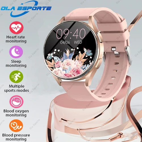 Imagen 1 del producto Reloj inteligente para hombres y mujeres, relojes con llamadas Bluetooth, monitoreo de salud, múltiples modos deportivos, pantalla completamente táctil de 1,32 "", reloj inteligente 2025 nuevo