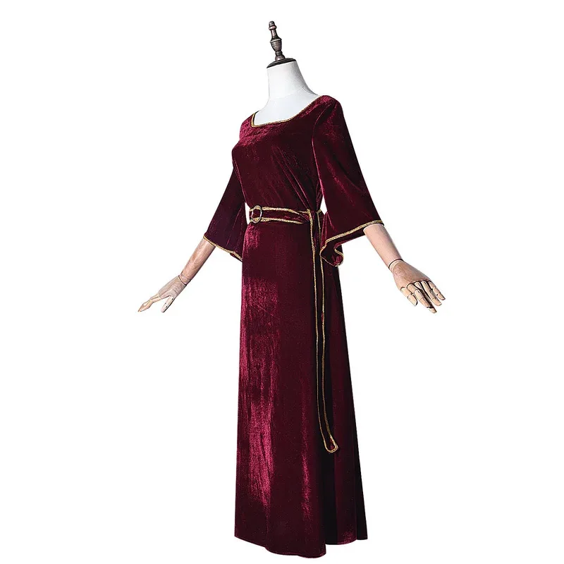 qq28LQDisfraz de madre de Anime, vestido de Cosplay de Madame, vestido de señora Gothel para fiesta de Halloween, traje para adultos para mujer
