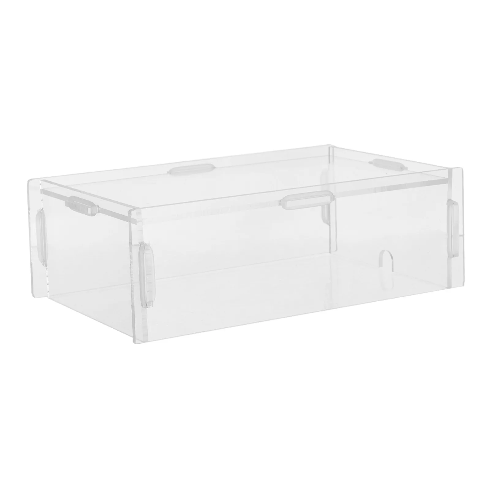 Acrylic Mouse Cover Desktop Computer Protective Case Clear Dust Cover Wireless Wired Mouse Protection Home Office Gaming 6x4x2
