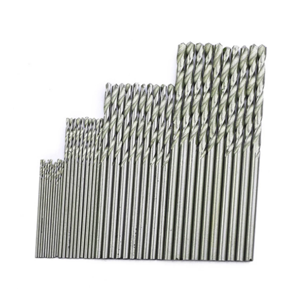 

Accessories Useful Drill Bits Coated Metric Repair Shank 0.5-2mm Supplies Tool 40pcs Equipment High Speed Steel