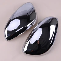 CITALL ABS plata 2 uds cubierta de espejo retrovisor lateral cromado ajuste para Peugeot 2008 208 2013 2014 2015 2016 2017 2017