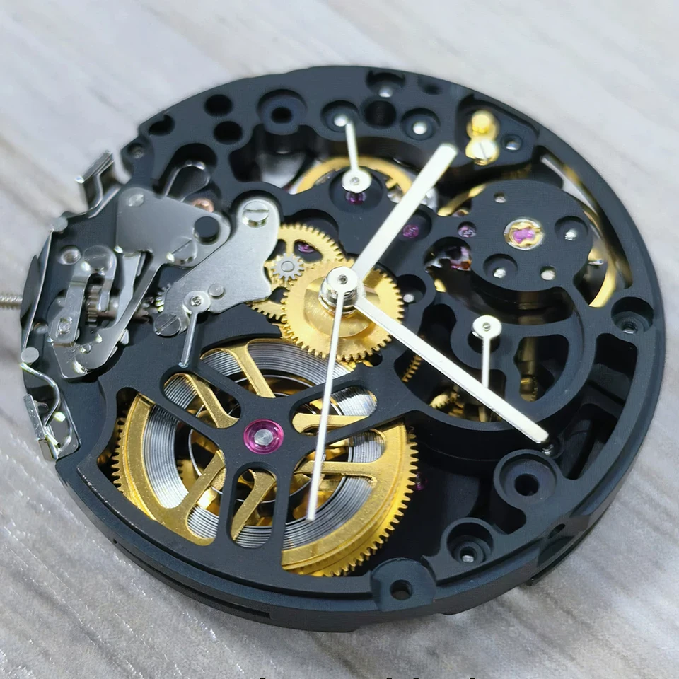Dandong SL4802 Hollowed Out Skeleton 4130 Chronographfully