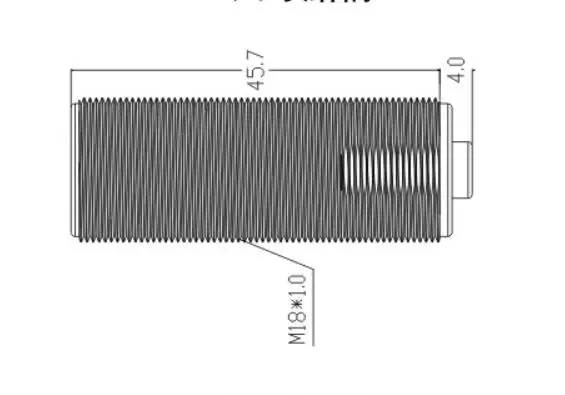 Hubug astique-Capteur Inductif pour Métal Magnétique, Circulaire, Sans Commutateur de Proximité, Distance de Détection, 8mm, INGJUN