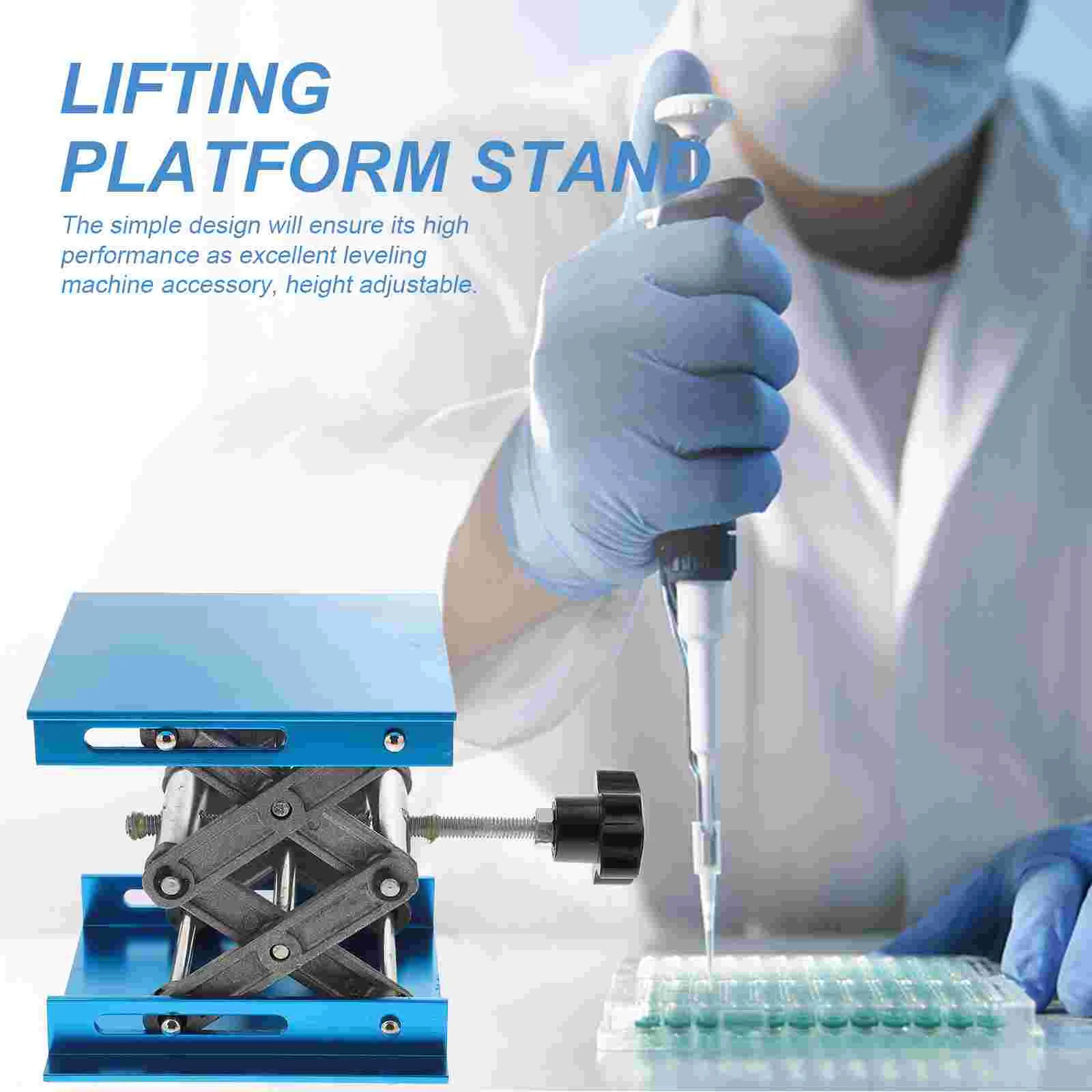 Aluminium Lift Table Lab Plate Scissor Stand Platform Router Workbench Table Woodworking Lift Laboratory Carpentry Tools