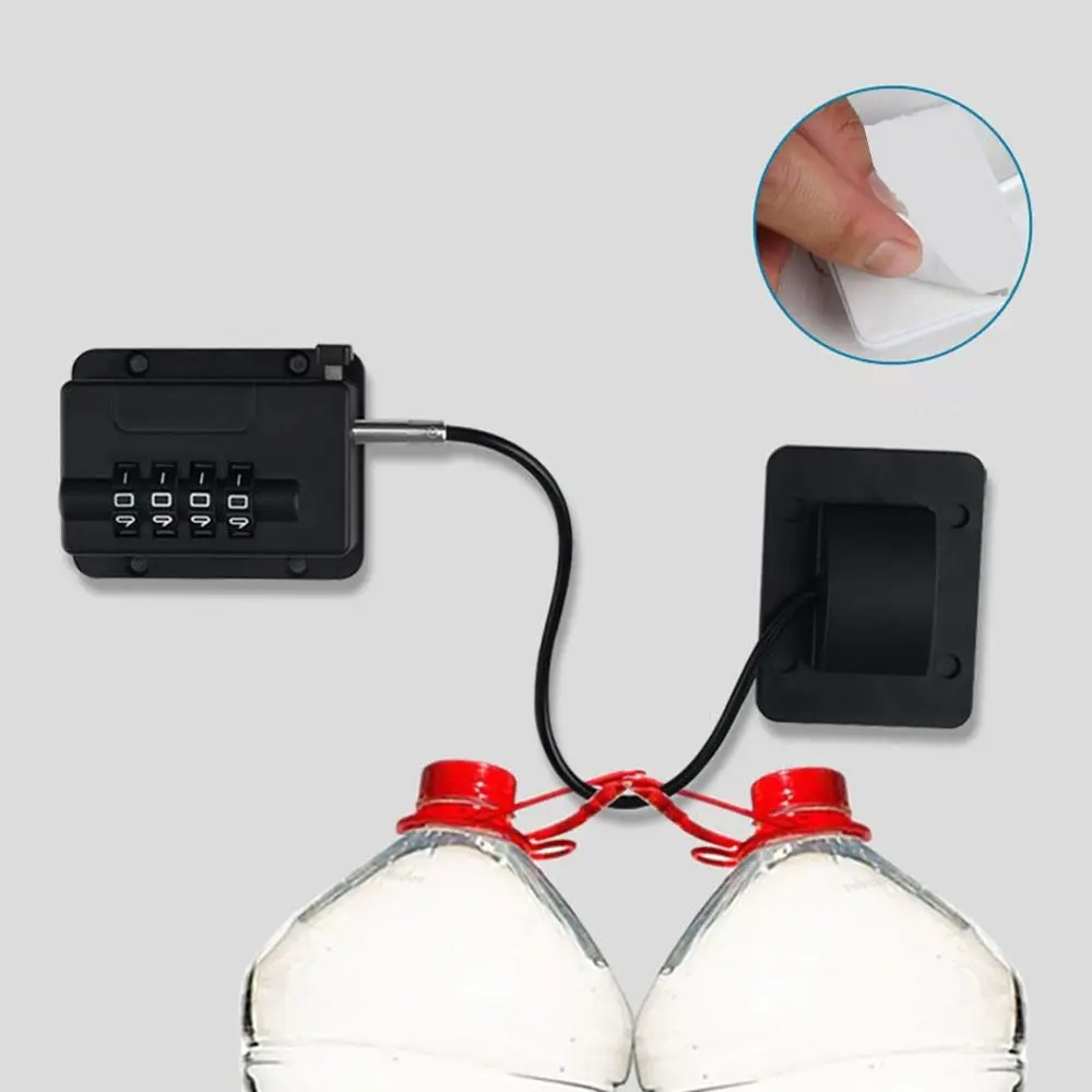 Anti-pinch Hand Baby Safety Lock No Drilling Adjustable Refrigerator Door Coded Lock Child Protection Cabinet Lock for Home