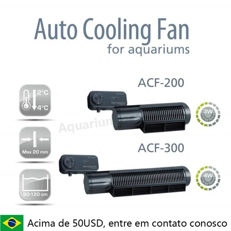 JEBAO adjustable fan fresh water summer fish tank aquarium silent cooling cooling fan automatic constant temperature ACF200 300