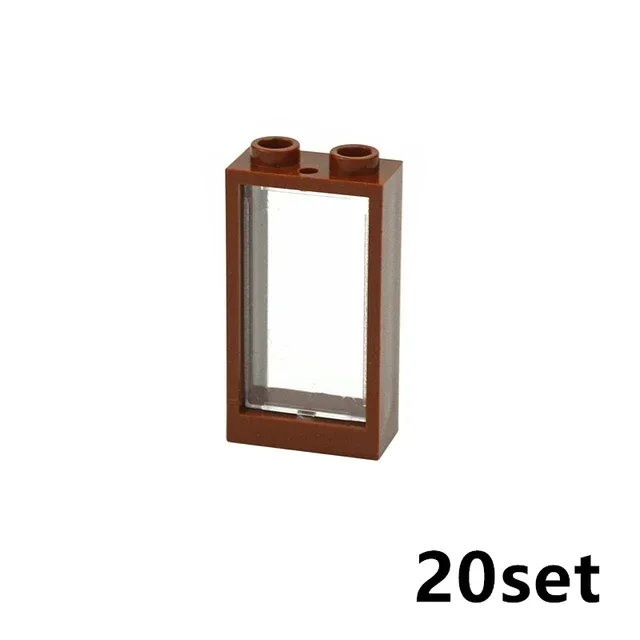 MOC Stadt Freunde Haus Teile Zaun Treppen Leiter Tor Bausteine Tür Fenster Figuren Garten Leduo DIY Zubehör Ziegel