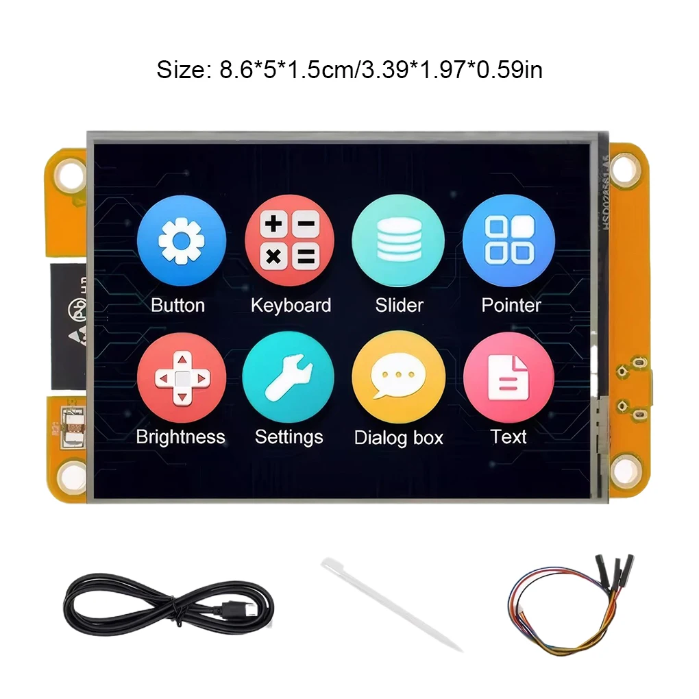 Placa de desarrollo ESP32 Arduino LVGL WIFI y Bluetooth 2,8 "240*320 pantalla inteligente módulo TFT LCD de 2,8 pulgadas con WROOM táctil