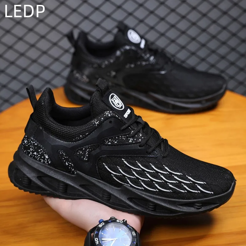 Zapatos deportivos de tejido volador para hombre, zapatillas deportivas transpirables originales para correr, ocio, tendencia al aire libre, primavera 2023