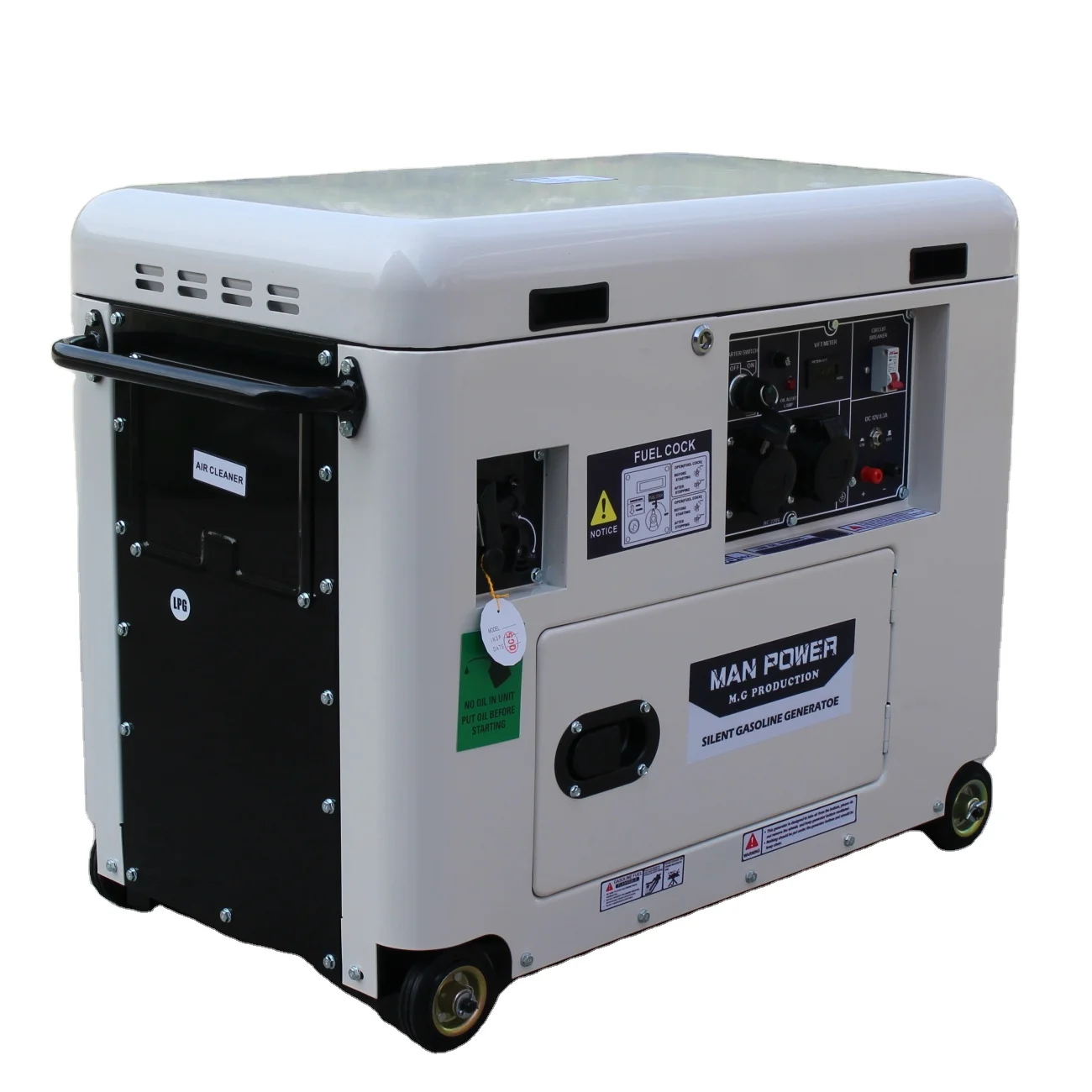 

Slong SL6500W-SE-LPG 5kw 6kw 7kw 8kw 9kw Silent dual fuel generator oline LPG generator with ATS