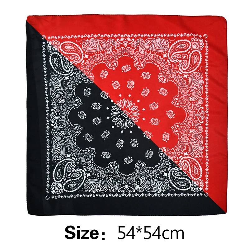 Fashion Hip Hop Printed Bandana Of Man Women Outdoor Headbands Hair Band Wrist Wraps Hair Scarves High Quality Hair Accessories