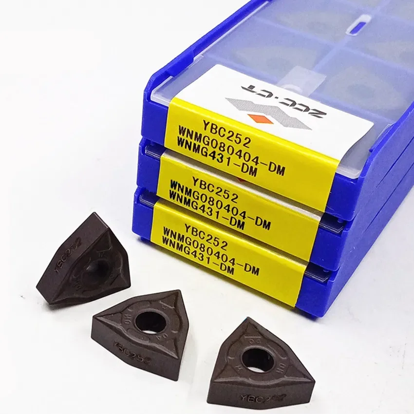 

ZCC.CT WNMG080404-DM YBC252/WNMG080408-DM YBC252/WNMG080412-DM YBC252/WNMG080416-DM YBC252 ZCC CNC carbide inserts 10pcs/box