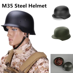 Army Green 1/6 Male Solider Tactical German M35 Steel Airsoft Helmet Military Special Force Equipment per Action Figure da 12''