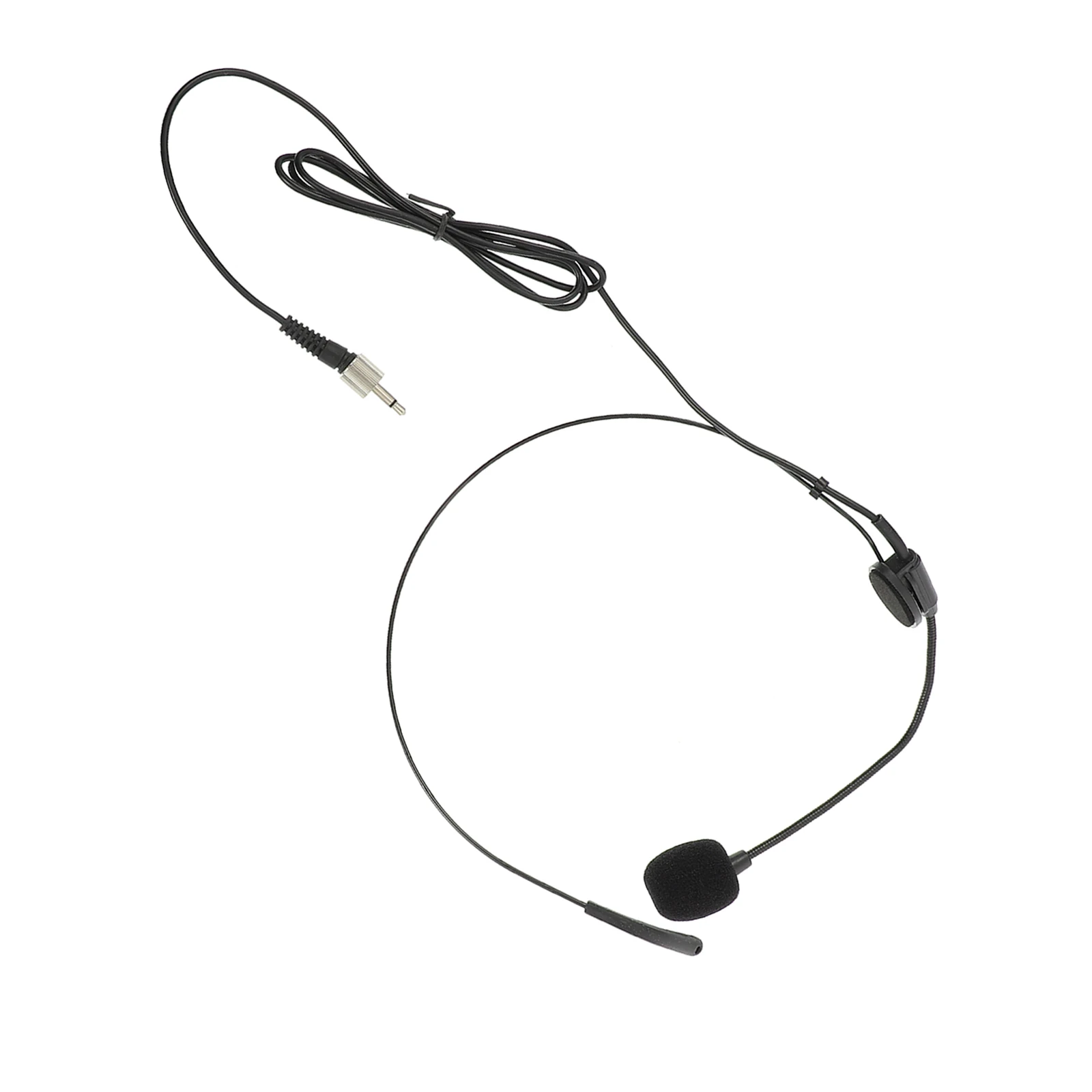 

Adjustable Wired Microphone 3.5Mm Screw Lock Voice Amplifier Mic Head Mount For Speaker Headset Microphone Portable Audio