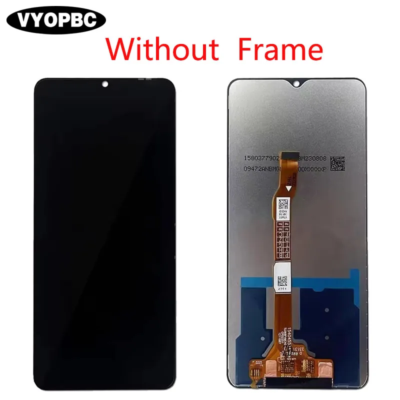 LCD Display Full With Frame Touch Screen Digitizer Assembly For Vivo Y36 4G V2247 5G V2248 Pantalla Replacement Repair Parts