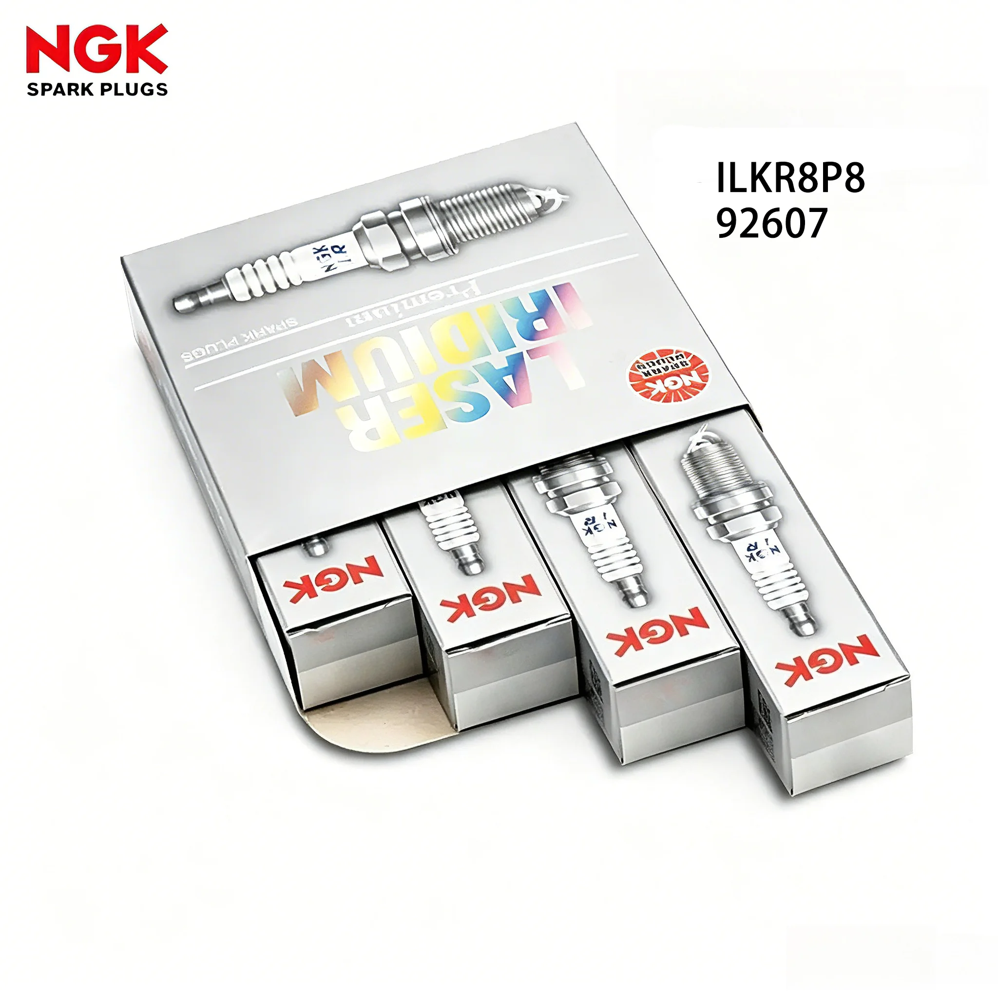 4pcs NGK Iridium Spark Plug ILKR8P8 92607 Suitable For GAC GS3A GA6 GS4 GS8 GM8 M8 etc