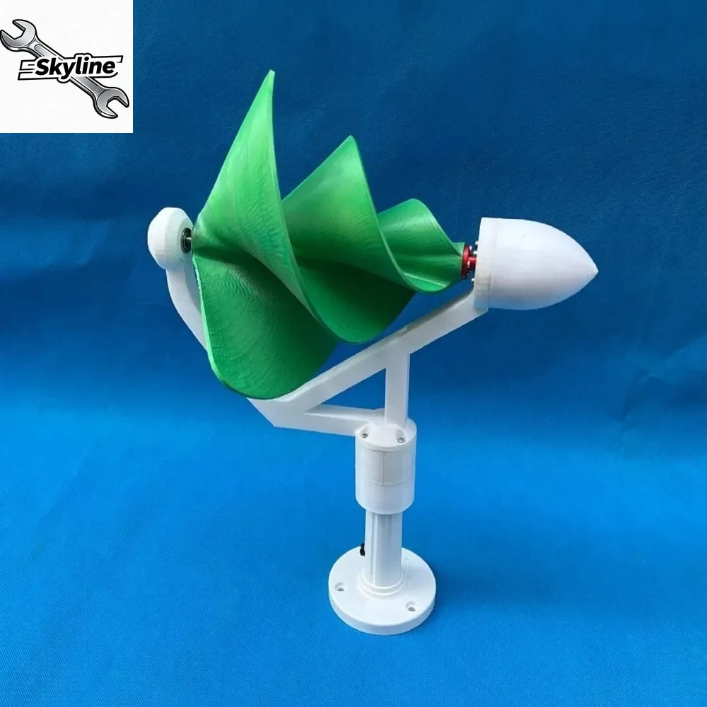 Micro Wind Turbine Generator 50W, 12V DC Output, Low Start Wind Speed (1.5m/s), Efficient Three-Phase PM Brushless Generator