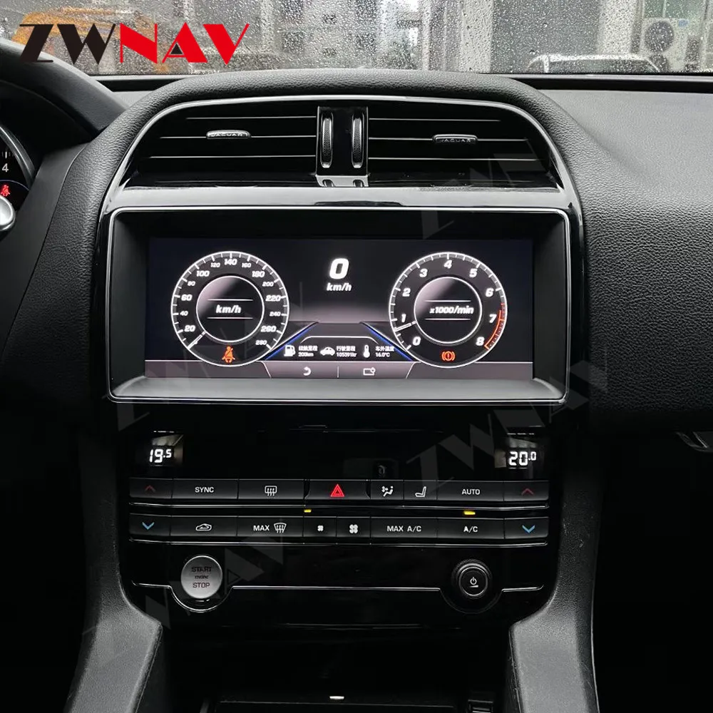 Ekran Android dla Jaguar XE F-Pace 2016 2017 2018 Radio samochodowe samochodu multimedialne Stereo Carplay wyświetlacz jednostki odtwarzacz