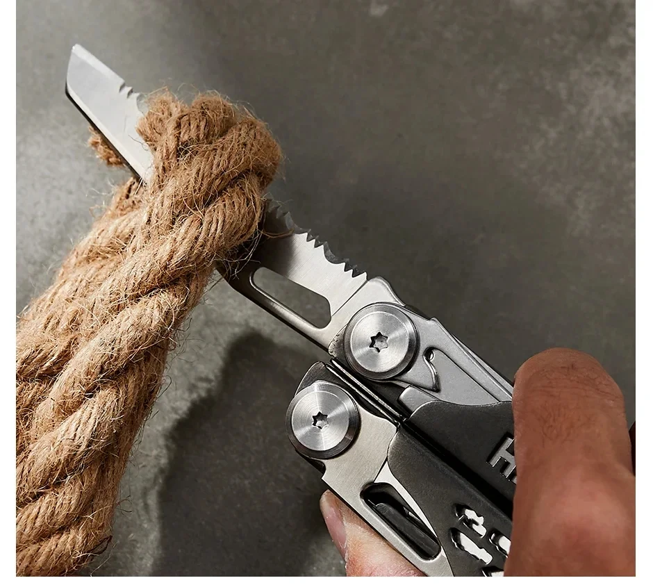 SWISS TECH 37 IN 1 Multi-Tool Pliers Folding Knife Replaceable Parts Outdoor Survival Hiking Camping EDC Tool Set Combo