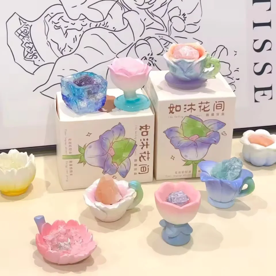 

Creative crystal design resin craftsmanship energy box blind toy desktop decoration mainland china material resin toy category