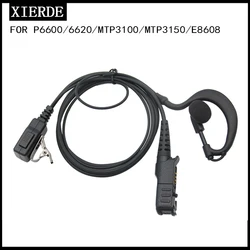 Earpiece Headset Mic For Motorola Radio DP2400 DP2600 XiR P6600 P6608 P6620 E8600 MTP3150 MTP3500 Two Way Radio Earphone