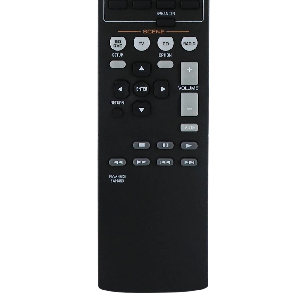 RAV463 ZA11350 Replace Remote Control for Yamaha AV Receiver RX-V375BL HTR-3066 RX-V377 RAV521 RAV522 RAV463