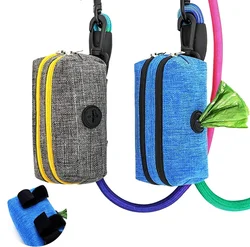 Dispensador de bolsas para excrementos de perro, bolsa de almacenamiento, productos para residuos de mascotas, portador, accesorios para caminar, suministros de limpieza