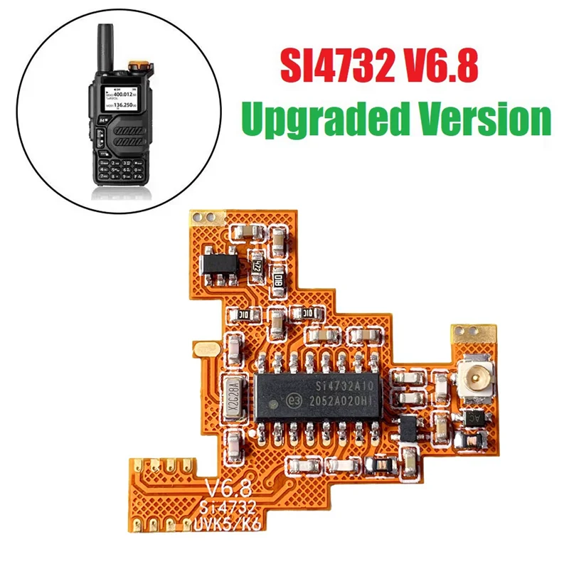 

ABZW SI4732 V6.8 FPC Module+2X BL24CM2A Chip+Antenna Forquansheng UVK5 K6 Shortwave Full Band/Single Sideband Reception